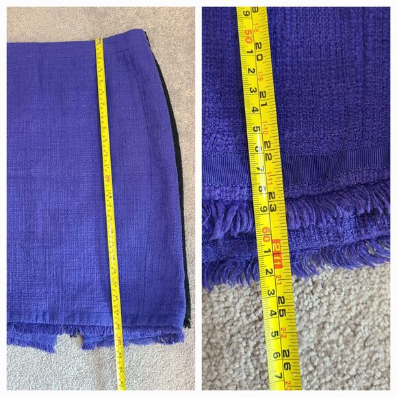 J. Crew Tweed Straight & Pencil Skirt Womens SZ 10 Lot of 2 Back Zipper Classic - Picture 7 of 8